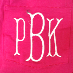 BLOOPER CLOTHING: Monogrammed Long Sleeve Shirt