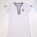 BLOOPER SWIM: Monogrammed Seersucker Cover Up