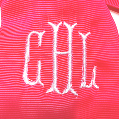 BLOOPER KIDS: Monogrammed Girls Hair Bow