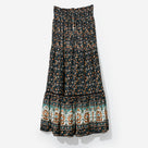 Midi Skirt | Black Paisley