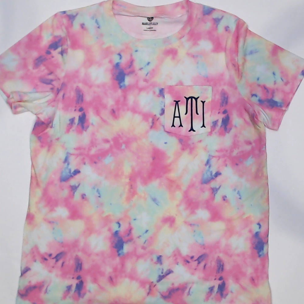 BLOOPER CLOTHING: Monogrammed Tie Dye T-Shirt