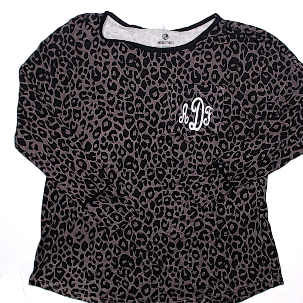 BLOOPER CLOTHING: Monogrammed Top