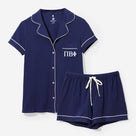 Pi Beta Phi Classic Sleep Set In Navy | Navy