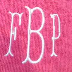 BLOOPER KIDS: Monogrammed Toddler Hooded Towel Poncho