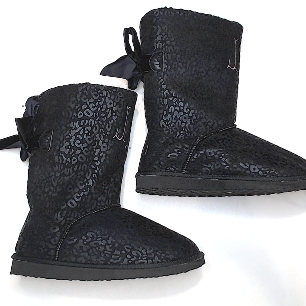 BLOOPER SHOES: Monogrammed Sherpa Tie Booties
