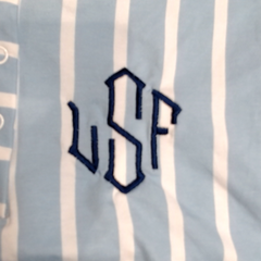 BLOOPER CLOTHING: Monogrammed Ruffle Top