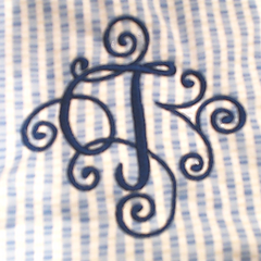 BLOOPER SWIM: Monogrammed Nantucket Cover Up