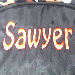 BLOOPER BAG: Monogrammed Backpack