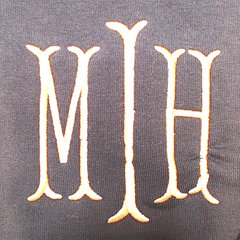 BLOOPER CLOTHING: Monogrammed Quarter Zip Pullover