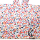BLOOPER KIDS: Monogrammed Toddler Hooded Towel Poncho