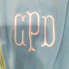BLOOPER CLOTHING: Monogrammed Puff Sleeve Fleece Pullover
