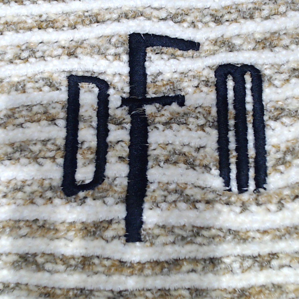 BLOOPER CLOTHING: Monogrammed Striped Chenille Poncho