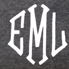 BLOOPER CLOTHING: Monogrammed T-Shirt Dress