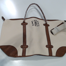 BLOOPER BAG: Monogrammed Vintage Weekender