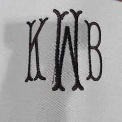 BLOOPER BAG: Monogrammed Vintage Weekender