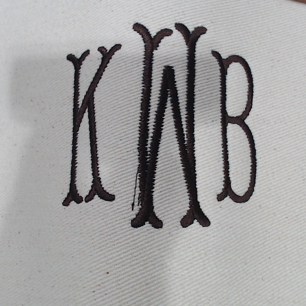 BLOOPER BAG: Monogrammed Vintage Weekender