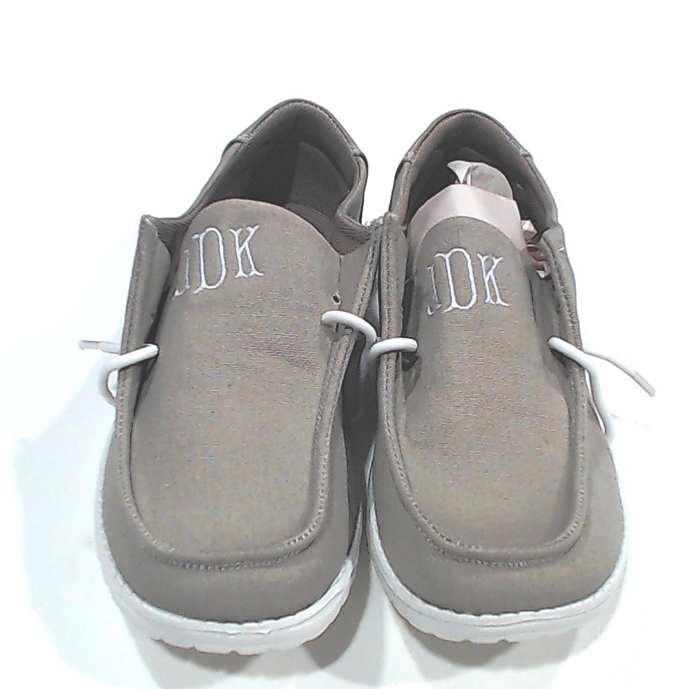 BLOOPER SHOES: Monogrammed Slip On Shoes