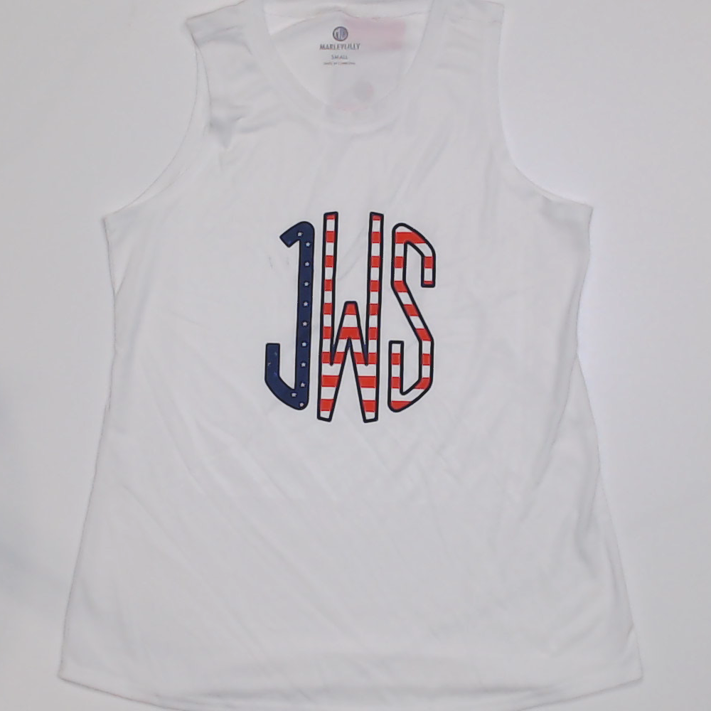 BLOOPER CLOTHING: Monogrammed Poolside Tank Top