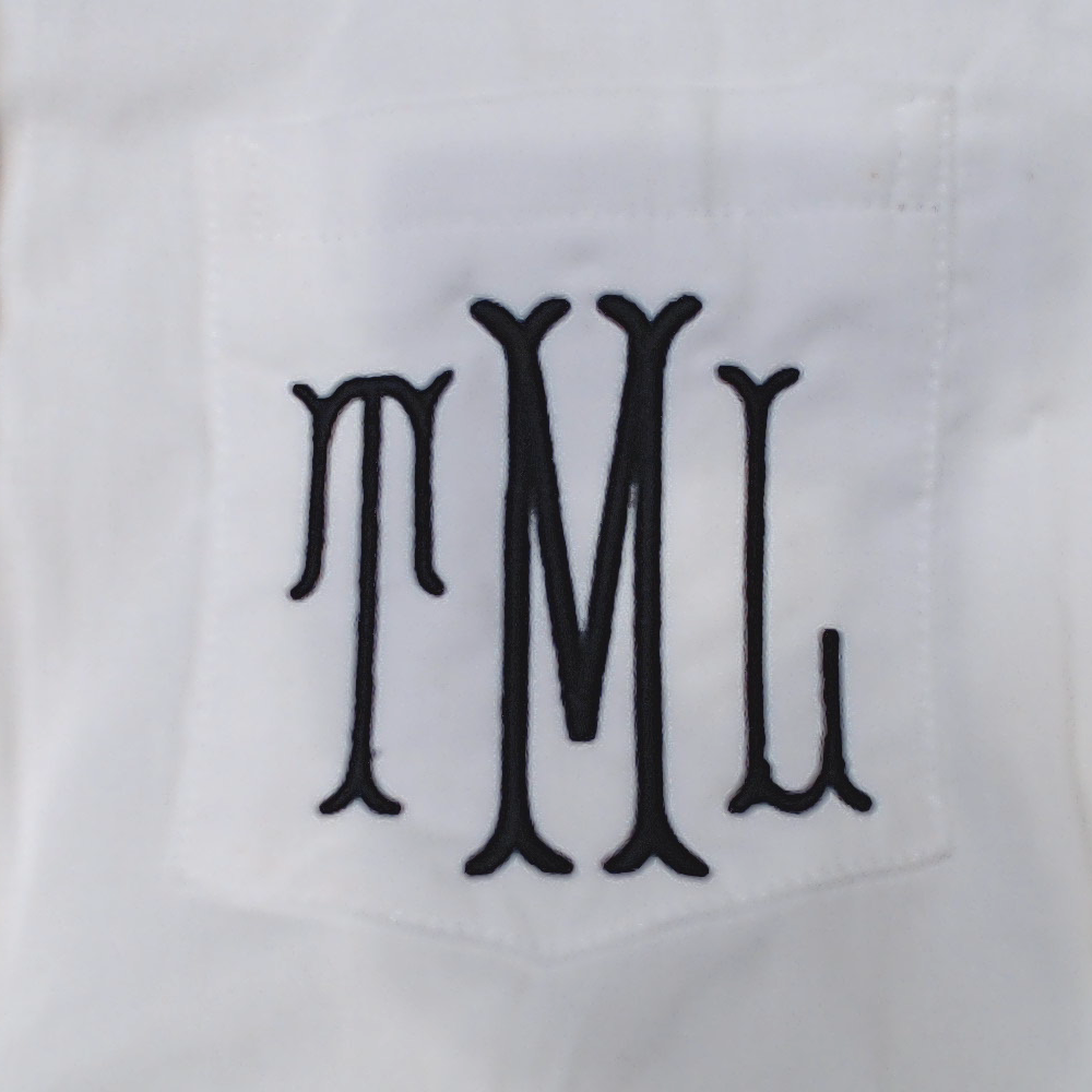 BLOOPER CLOTHING: Monogrammed Button Down Tunic