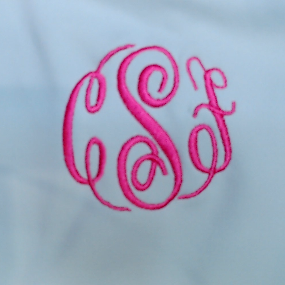 BLOOPER KIDS: Monogrammed Girls Scallop Dress