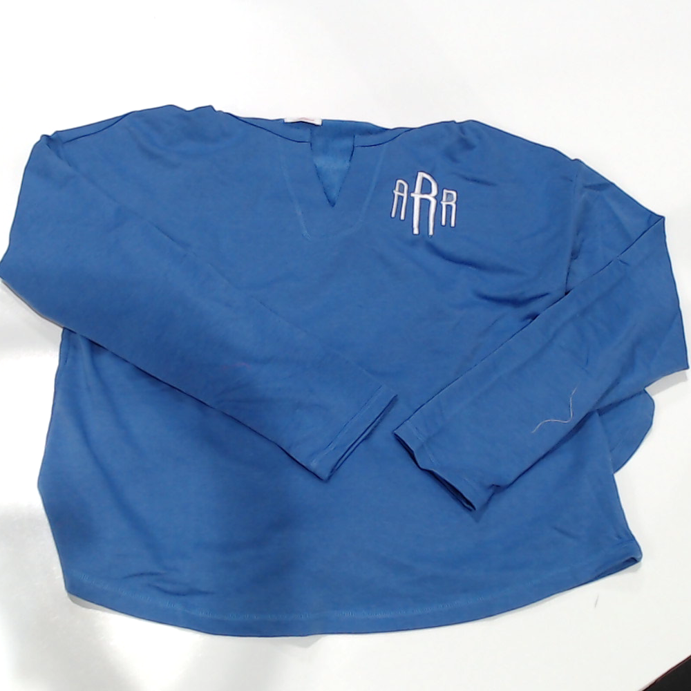 BLOOPER CLOTHING: Monogrammed Notch Neck Sleep Set