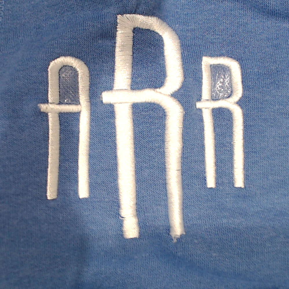 BLOOPER CLOTHING: Monogrammed Notch Neck Sleep Set