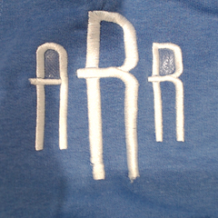 BLOOPER CLOTHING: Monogrammed Notch Neck Sleep Set