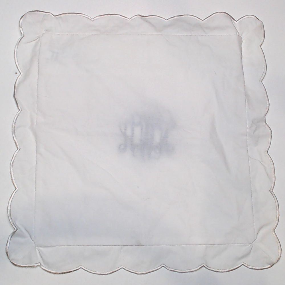 BLOOPER ACCESSORY: Monogrammed Pillow Sham