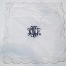BLOOPER ACCESSORY: Monogrammed Pillow Sham