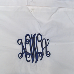BLOOPER ACCESSORY: Monogrammed Pillow Sham