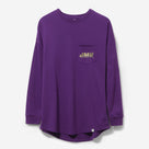 James Madison Dukes Long Sleeve Shirt | Violet