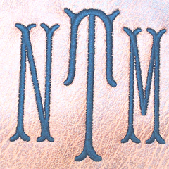 BLOOPER BAG: Monogrammed Wristlet