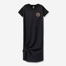 Monogrammed Midi Dress | Black