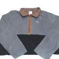 BLOOPER CLOTHING: Monogrammed Colorblock Fleece Pullover