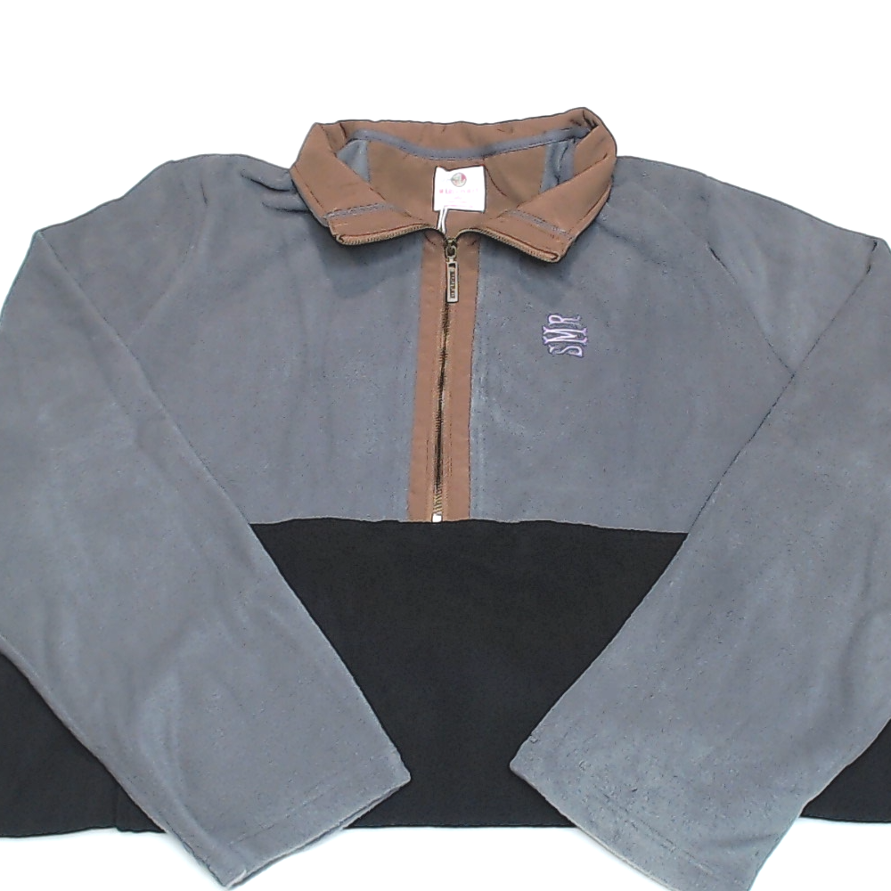 BLOOPER CLOTHING: Monogrammed Colorblock Fleece Pullover
