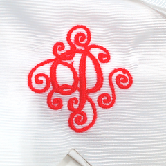 BLOOPER KIDS: Monogrammed Girls Hair Bow