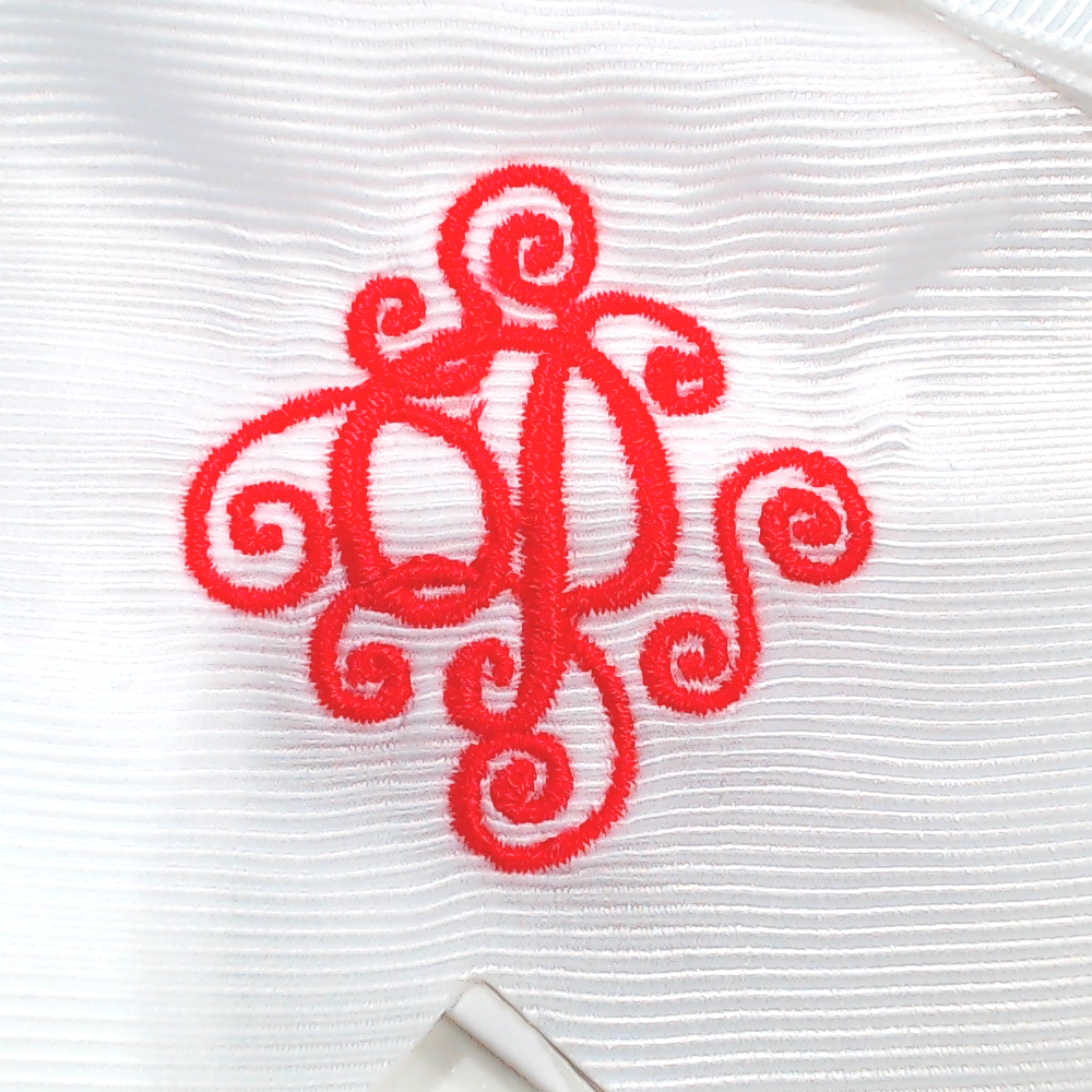 BLOOPER KIDS: Monogrammed Girls Hair Bow