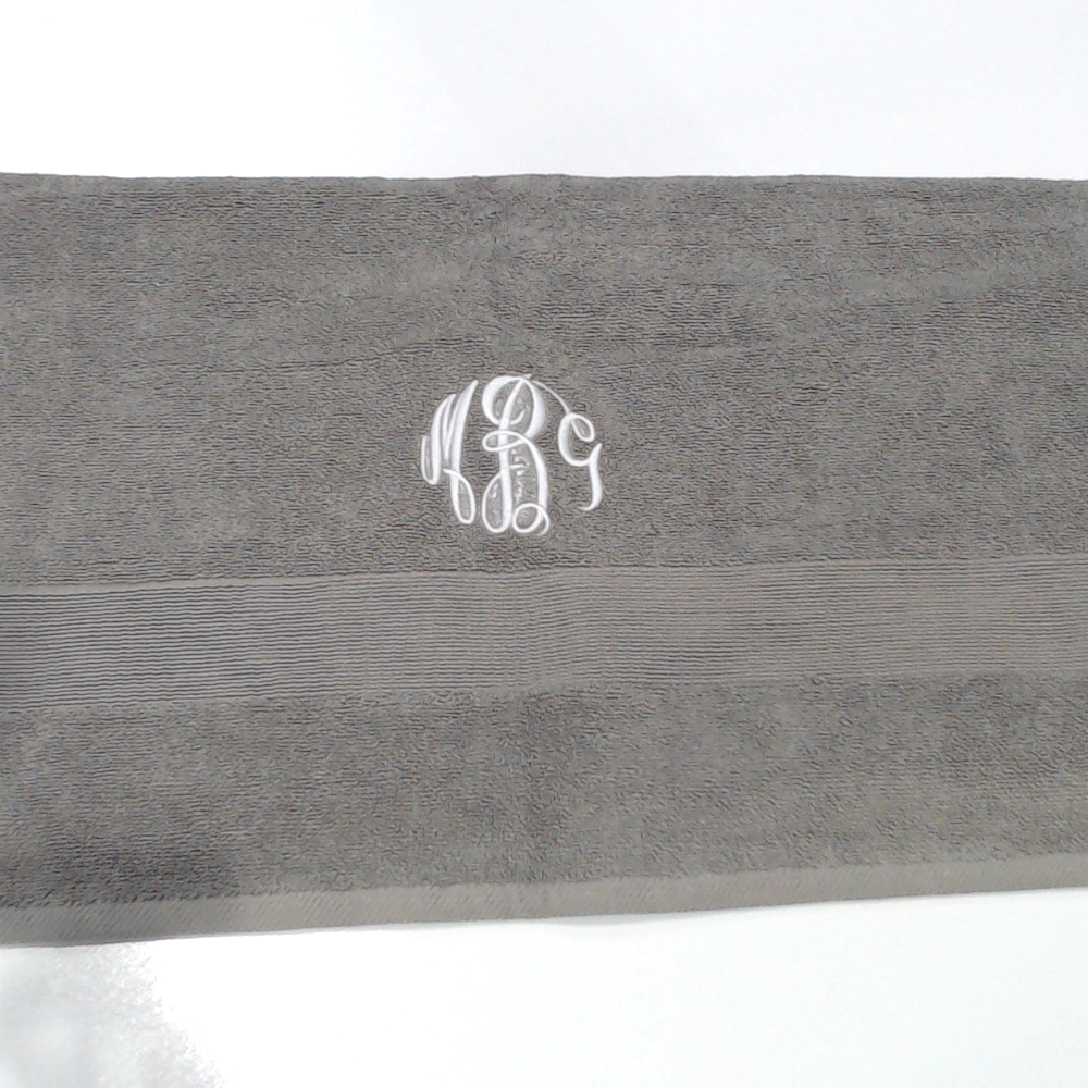 BLOOPER ACCESSORY: Monogrammed Bath Towel