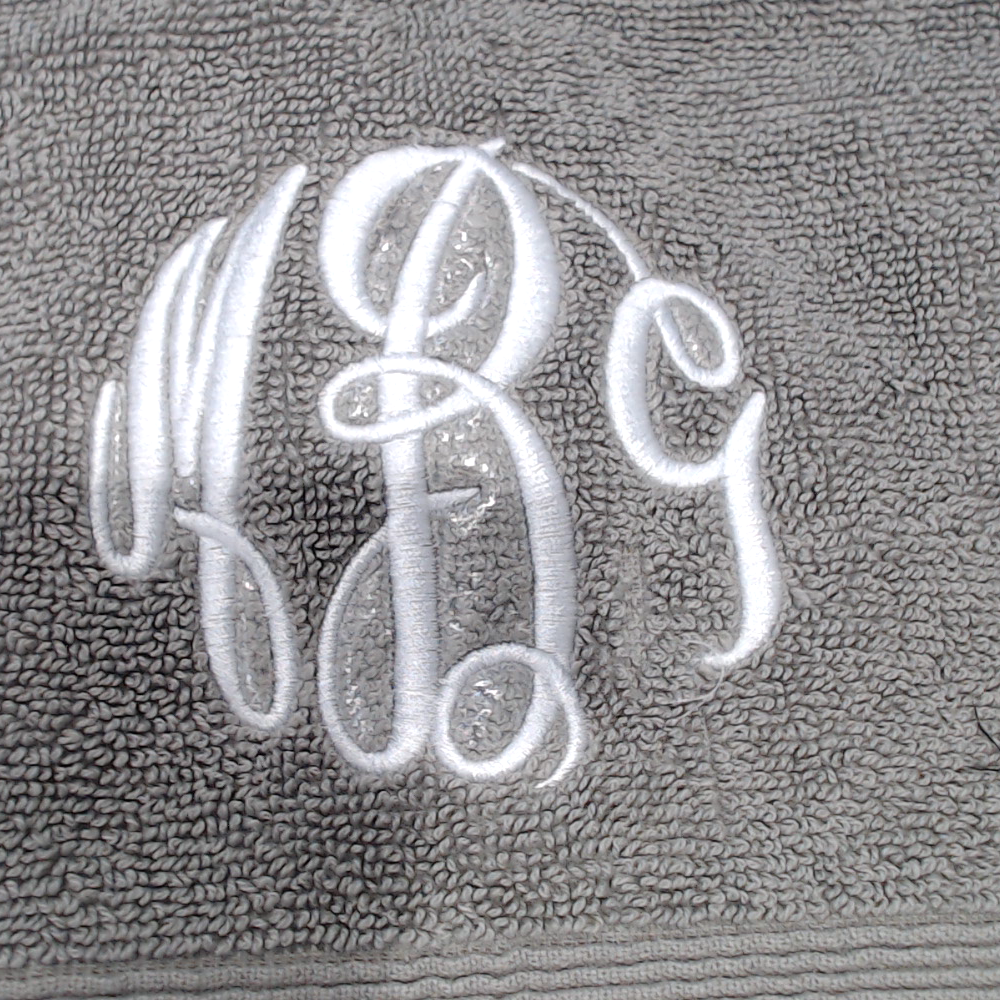 BLOOPER ACCESSORY: Monogrammed Bath Towel