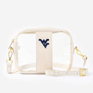 West Virginia Mountaineers Clear Stadium Crossbody Bag | Bone