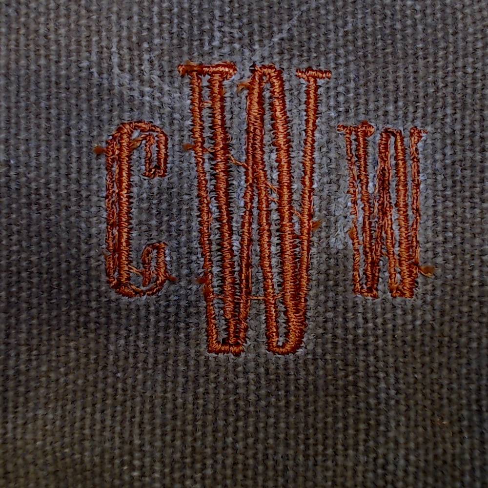 BLOOPER BAG: Personalized Waxed Canvas Dopp Kit