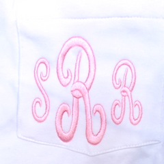 BLOOPER CLOTHING: Monogrammed Pocket T-Shirt