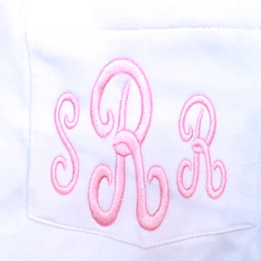 BLOOPER CLOTHING: Monogrammed Pocket T-Shirt