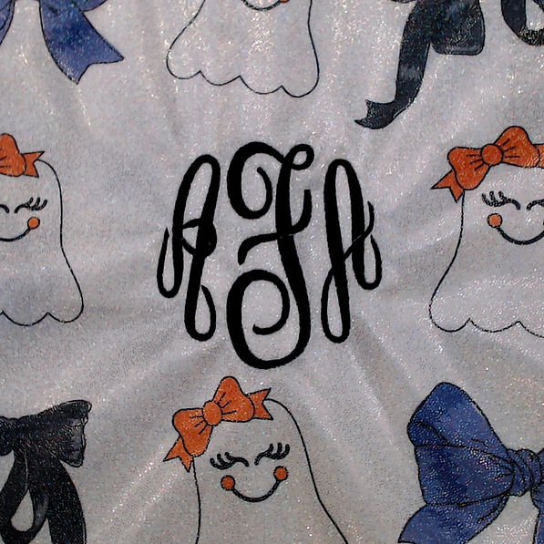 BLOOPER BAG: Monogrammed Halloween Bag