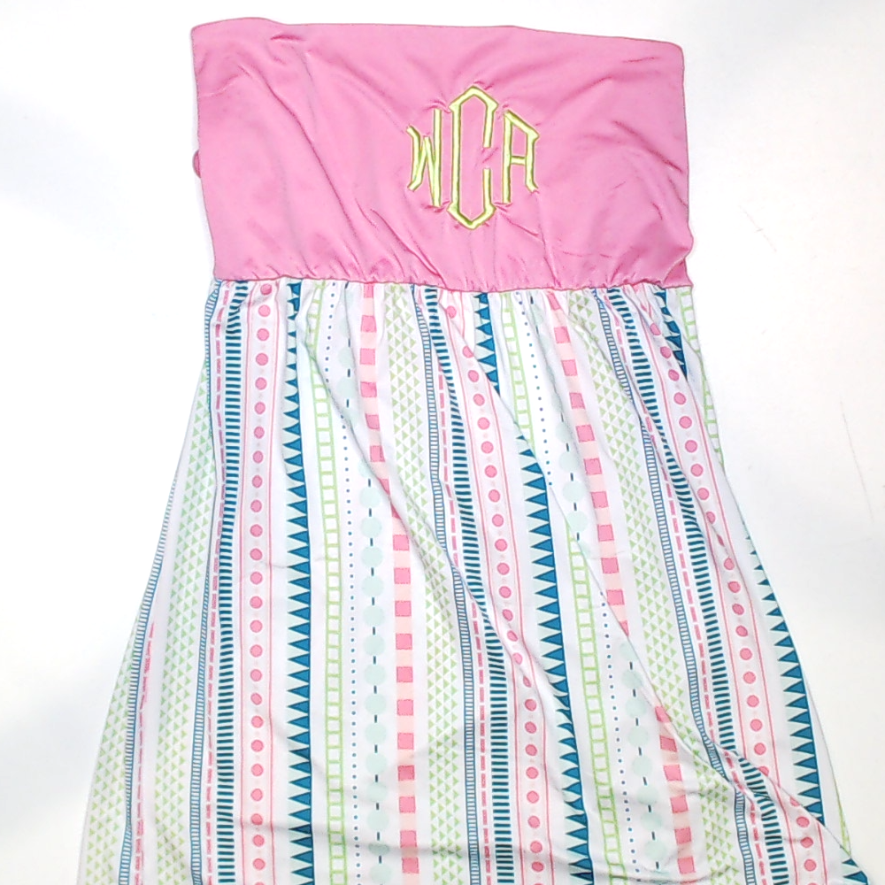 BLOOPER SWIM: Monogrammed Beach Cover Up