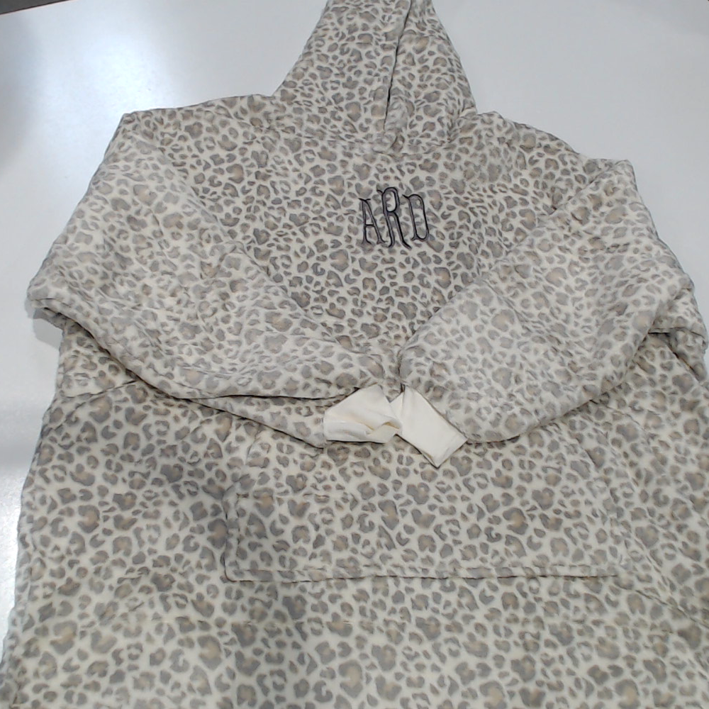 BLOOPER CLOTHING: Monogrammed Blanket Hoodie