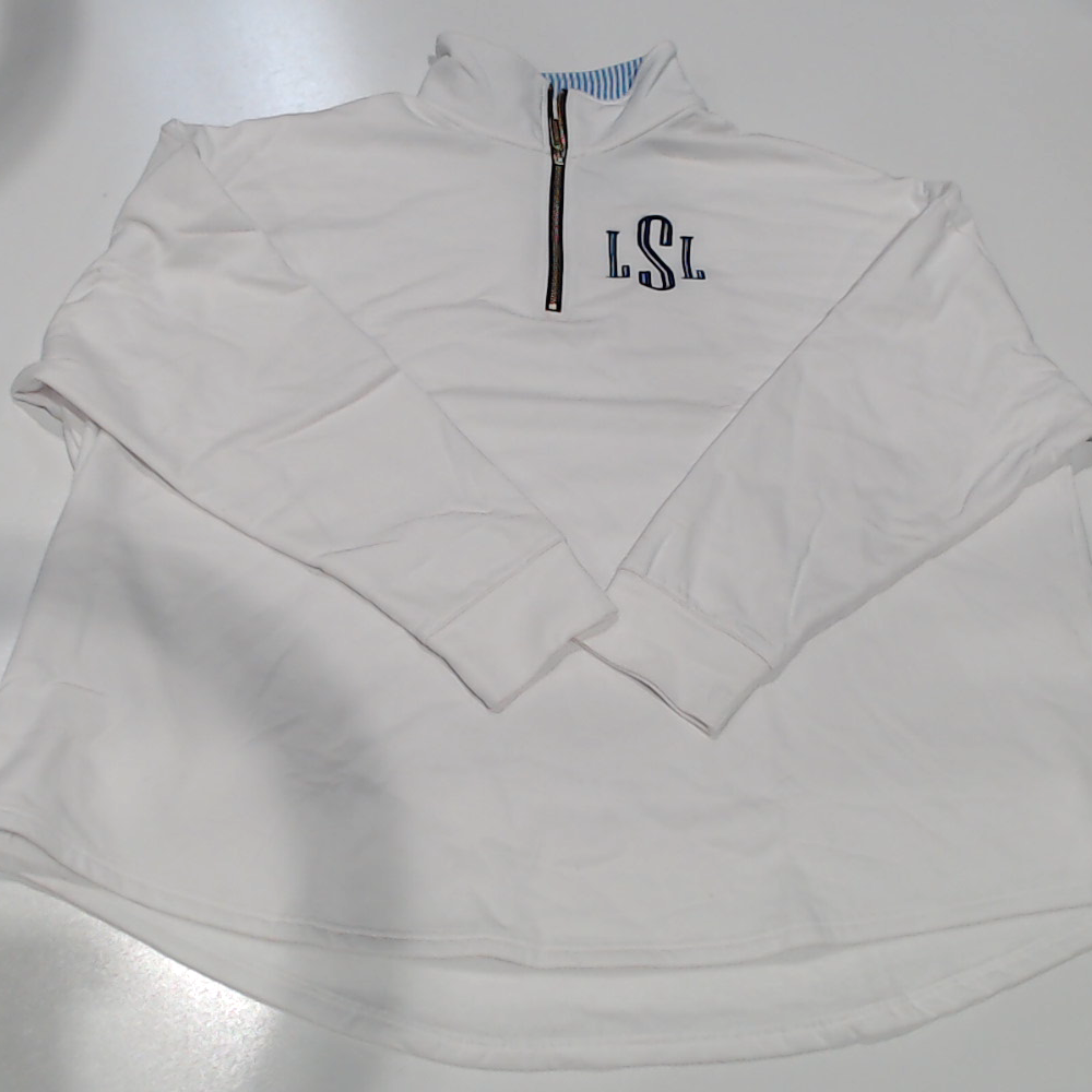 BLOOPER CLOTHING: Monogrammed Quarter Zip Sweatshirt