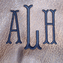 BLOOPER BAG: Monogrammed Saddlebag