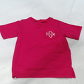 BLOOPER KIDS: Monogrammed Kids Short Sleeve Shirt