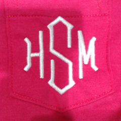 BLOOPER KIDS: Monogrammed Kids Short Sleeve Shirt